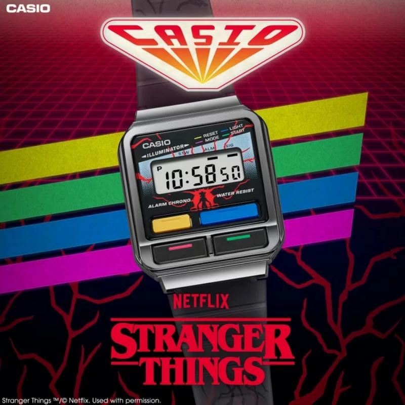 CASIO Watch STANDARD Stranger Things A120WEST-1A