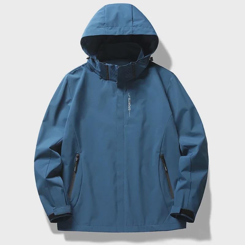 Unisex 6266 Kapuzen-Wasserabweisende Windjacke - Leicht, Einlagig für Outdoor-Aktivitäten