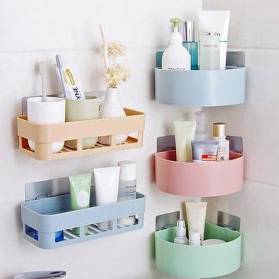 Étagère murale de salle de bain, ventouse Durable, étagère de Drainage d'angle, support de rangement d'éponge à vaisselle, organisateur de cuisine