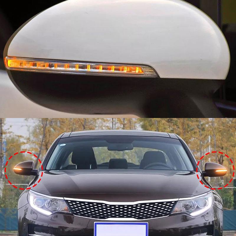 87614-1W000 LED Rearview Mirror Turn Signal Light 87624-1W000 Yellow Side Marker Lamp for KIA Rio 2012 2013 2014 2015 2016 2017