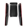 3Pcs Car Carbon Fiber Look Central Armrest Box Panel Cover Sticker For Honda Civic 2016 2017 2018 2019 2020 Interior Parts Decor