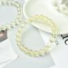 Natural Ice Sugar Yellow Crystal Round Bead Bracelet Old Mine Citrine Loose Bead Bracelet