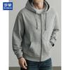ROMON Men's Heavyweight Full-Zip Hooded Sweatshirt