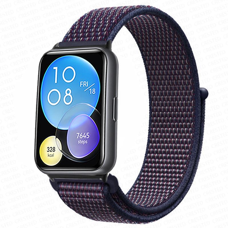 Band For Huawei Watch Fit 2 Strap Smart Watch Accessories Replacement Wristband Nylon Bracelet Correa Huawei Watch Fit2 Strap