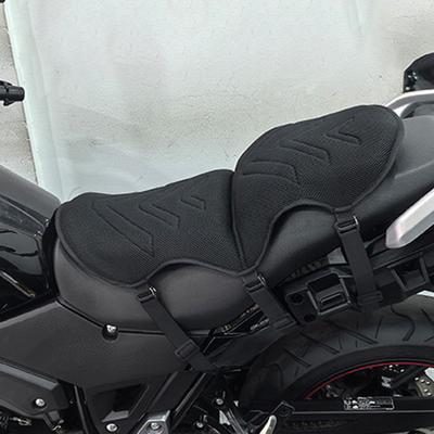 Motocyklová podsedlová podložka Prodyšný motocyklový sedák Vysoce elastický tlumicí gelový sedák pro dlouhé jízdy