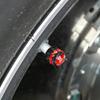 4 pezzi Coprivalvola per pneumatici a forma di corona con diamanti scintillanti Coprivalvola antipolvere per pneumatici per camion, auto, moto, bicicletta