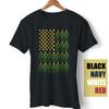American Flag Crop Farmers Farm Farming Corn USA Flag Funny Gift T-Shirt Unisex T-Shirt