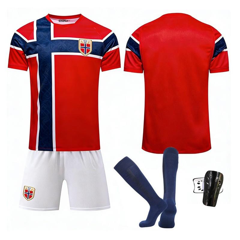 2026 USA, Kanada und Mexiko Weltmeisterschaft Norwegen Heimtrikot Nr.. 9 Harland Fußballtrikot 10 Erdgaard Sportanzug