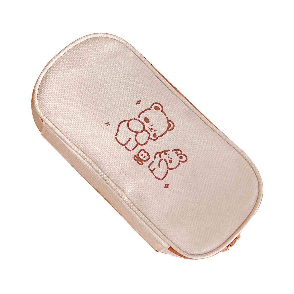 Pencil Bag Cute Cartoon Durable Soft Large Capacity Multipurpose Pencil Box Pouch for Students for School