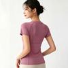 Pilates yoga clothes women's short sleeves, quick-drying and breathable, slim and thin fitness sports top