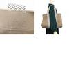 Used HERMES Tote Bag Cannes MM Cotton canvas beige Herringbone Pattern