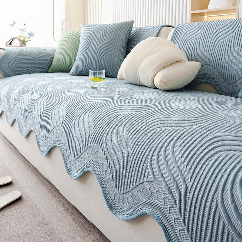 

Special-shaped sofa cushion 2025 new cool Doudou summer mat leather sofa cushion one piece cool cover towel 70*70cm