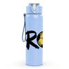 1PC Bro Soccer Ball Sport Letter Print 750ml Color Plastic Sports Water Bottle Leakproof Flip Straw Lid Suitable for Sports Office Home Use