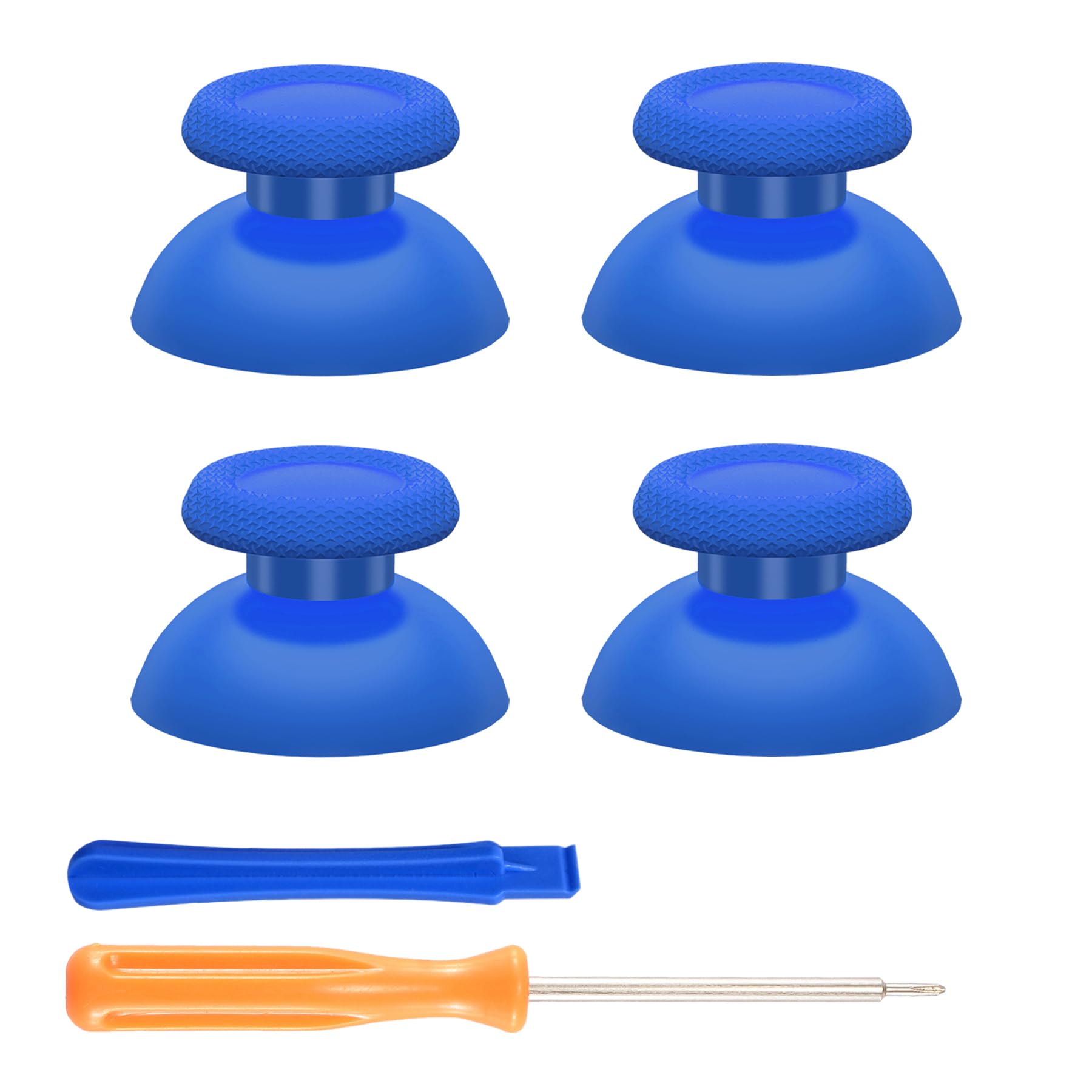 

eXtremeRate 2 пари змінних джойстиків, сумісних з PS5, спеціальний аналоговий джойстик, сумісний з PS5 та PS4, контролери всіх моделей синій