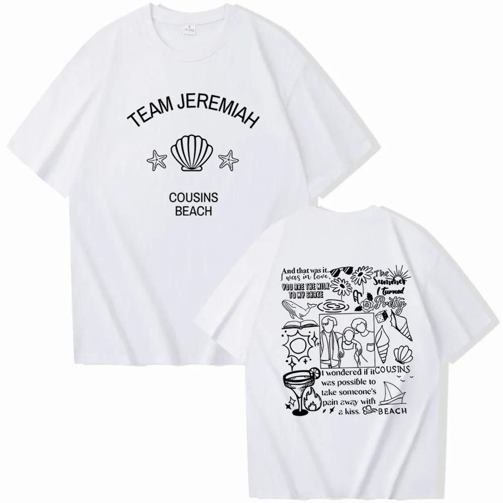 

The Summer I Turned Pretty T Shirts Team Jeremiah Cousin Beach Fashion Unisex Short Sleeve Tops 90S Vintage Tee Women TShirts S