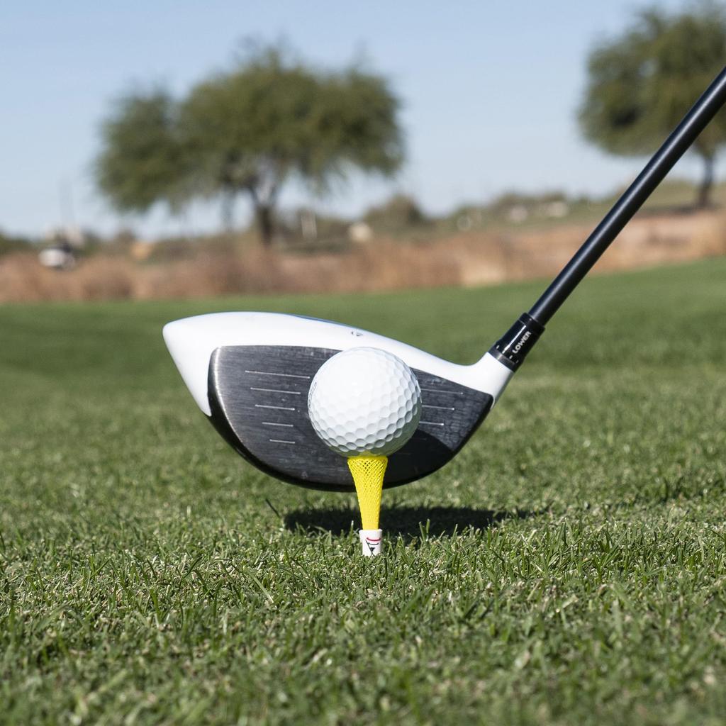 TORNADO TEE Golf Long Drive inches Pack of Tees, Yellow, 3.25 (82mm), 5, TT-325