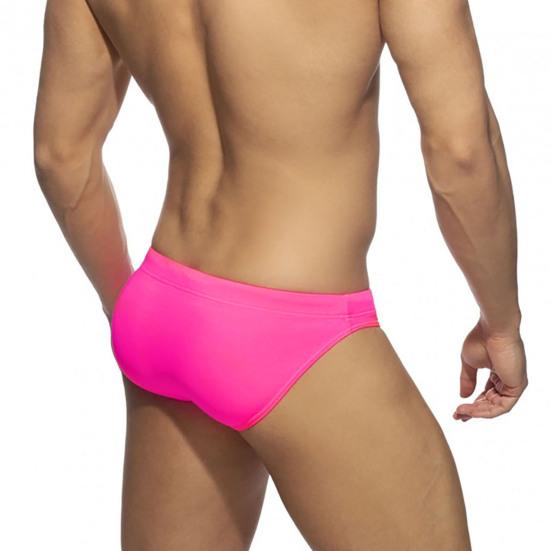 Swimming Shorts Slim Fit Pure Colors Thong Chic Soft Men Swimwear for Water Sports