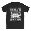 Lässiges T-Shirt Sommer Bauchschmerzen Überlebender Jeff Der Landhai Meme T-Shirts Baumwolle T-Shirt für Unisex Kurzarm Kleidung