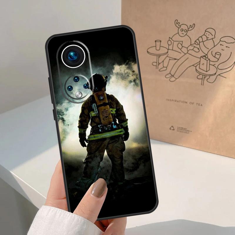 Firefighter Heroes Fireman For Honor Magic 8 Pro 5 6 7 Lite Case For Honor Win RT 200 400 50 70 90 X8b X9a X9b X9c X9d