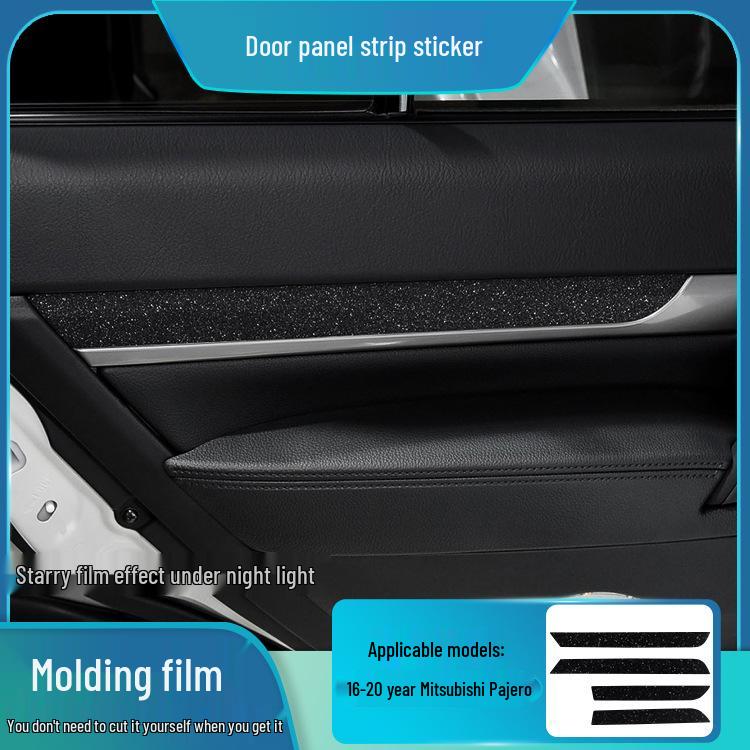 

Матовая пленка «Звездное небо» для модификации интерьера Mitsubishi Pajero 2016-2020 годов