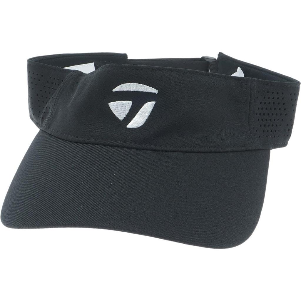 TaylorMade Men's Summer Visor, Black, Size: One Size Fits Most (57-59cm), 2025SS UN561