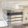 Large Transparent A4 File Storage Box – Home & Office Document Organizer