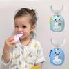 Children U-Shaped Electric Toothbrush 360 Degrees Smart Cartoon Kids Silicone Toothbrush Automatic Rechargeable Sonic Toothbrush