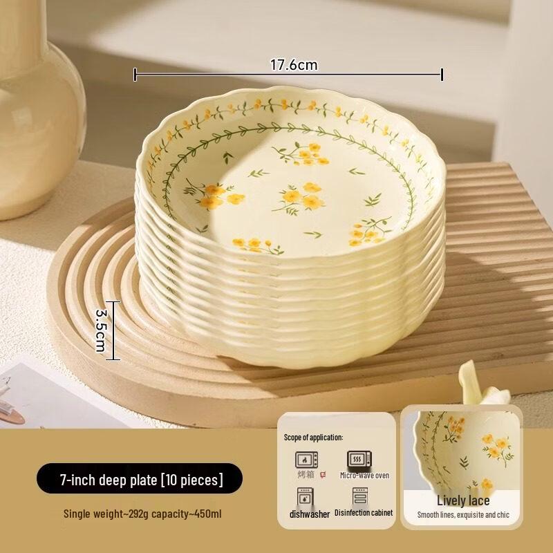 DM Cartoon Ceramic 7-inch Rice Bowl Set