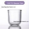 European Style Thick-Walled Crystal Glass Candle Holder for Aromatherapy and DIY Candles