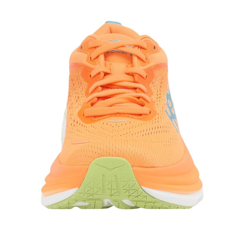 HOKA Bondi 8 Running Size Shoes, Women's, 23.0 (Orange, 1127952-SLRL)