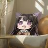Anime Cartoon It'S Mygo Band Lovely Pillow Case Double-Sided Plush Sofa Cushion Covers Organic Breathable Invisible Zipper