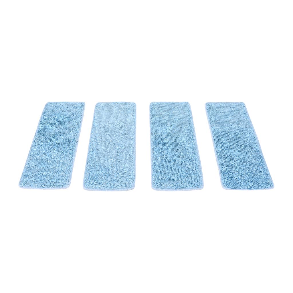 4PCS Mop Cloth Fit for Proscenic P10 P10 Pro P11 Vacuum Cleaner Fiber Handheld Cordless Vacuum Cleaner Mop Pad