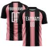 Multi Color Line Graphic Football T-shirt Men Custom Team Name Sublimation Summer Sports Short Sleeve Tees
