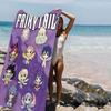 Fairy Tail Beach Towel Colorful Bath Towels for Girl Microfiber Quick Dry Sand Free Beach Yoga Spa Gym Pool