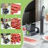 ZTQCSQ Raw Meat Slicer Meal Adjustable Thickness 2 or 4 mm Manual Quick for and for and Hot Pot Gray (Stable Grip), Prep, Cutter, Slicing, Shredding,