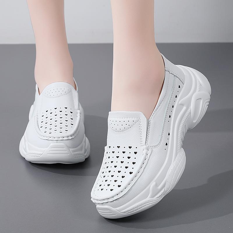 Women's Shoes Thick Bottom Platform Soled Shoes Women's Wedges 35-40