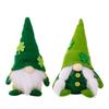 Green Leaf Festival Decorations Charming Gnome Figurine St Patrick's Day Clover Display