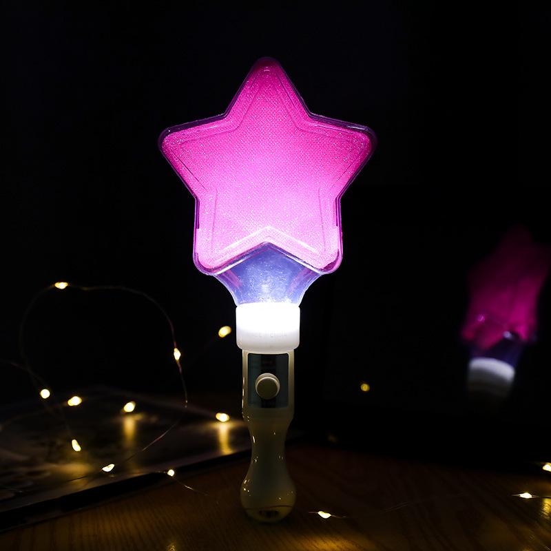 

Glowing Star Concert Support Stick with Logo рожевий/зірка