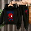 Bluzy z kapturem dla dzieci + spodnie Zestawy 2-częściowe Spider-Man Marvel Cosplay anime dla dzieci Bluza z kapturem Ubrania dla dzieci 4-14 lat