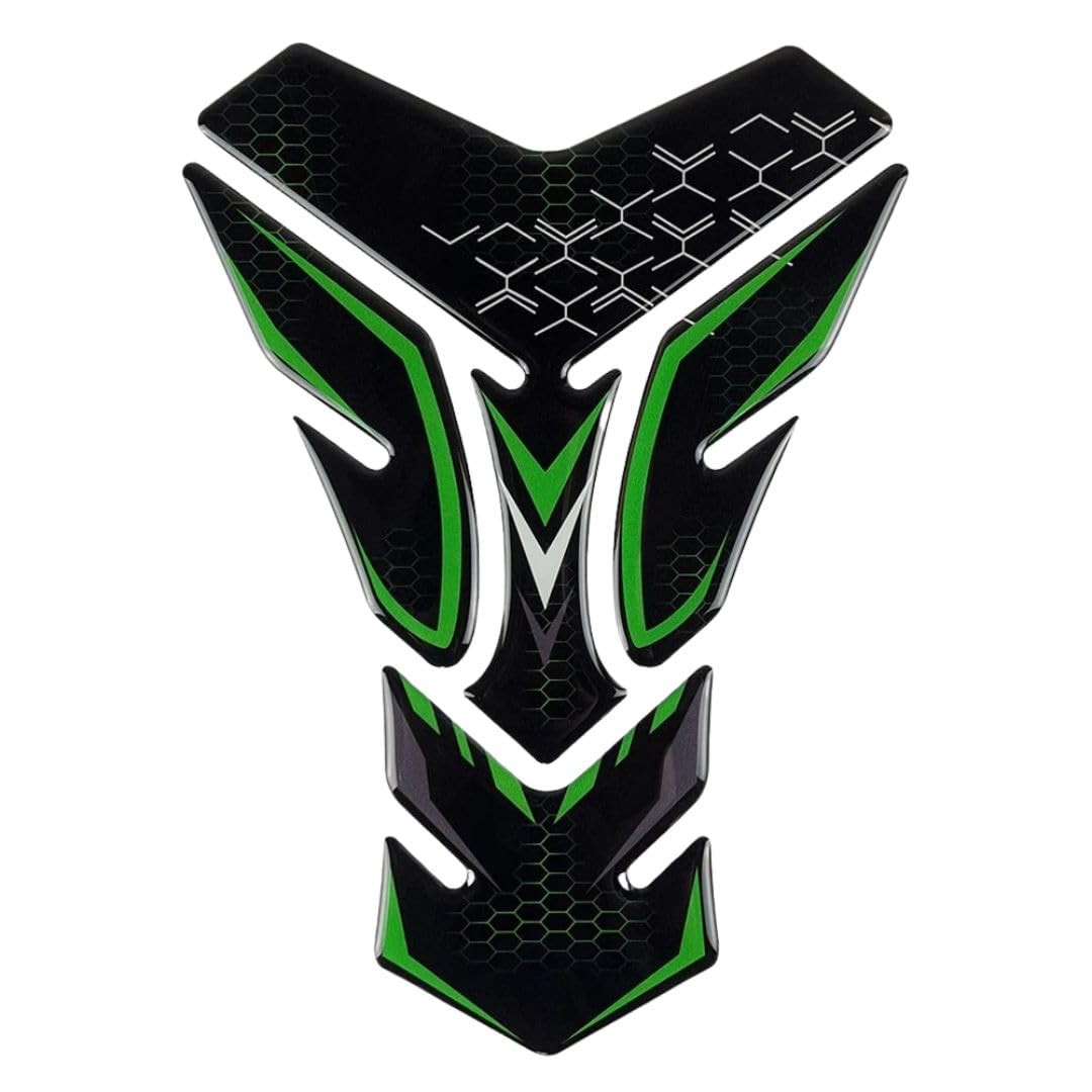 

Накладка на бак мотоцикла для Kawasaki Ninja 250/400/650, ZX-6R/10R/25R, Z400/900/1000 (зеленый) зелёный
