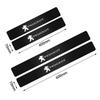 4pcs Carbon Fiber Car Door Sill Threshold Anti-collision Sticker For Peugeot 206 207 208 107 408 2008 307 3008 Accessories valve