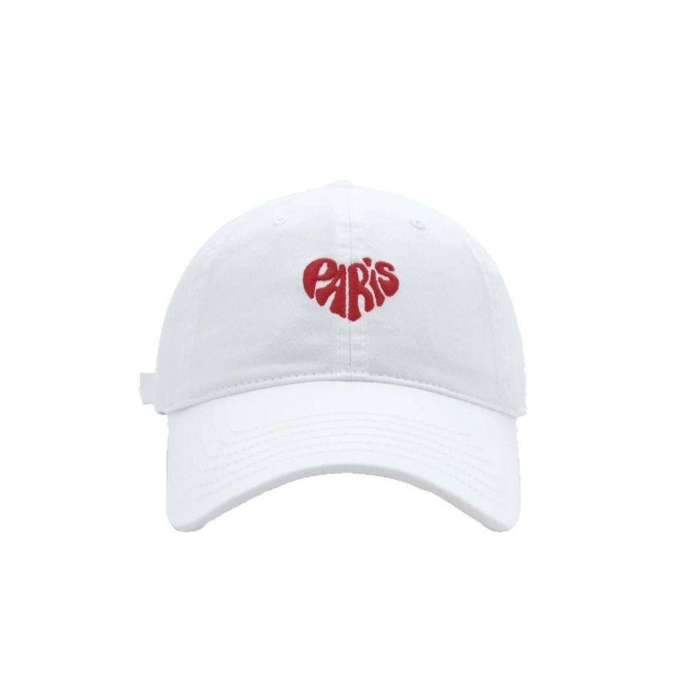 Koreanischer Stil Trendige Marke Reine Baumwolle Neues Lässiges und Personalisiertes Besticktes Weiches Oberteil Retro und Modische Baseballkappe für Damen