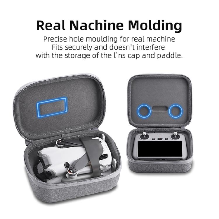 Storage Bag with Carabiner for Mini 4 Pro Quadcopter and RC2/RCN2 Remote Control