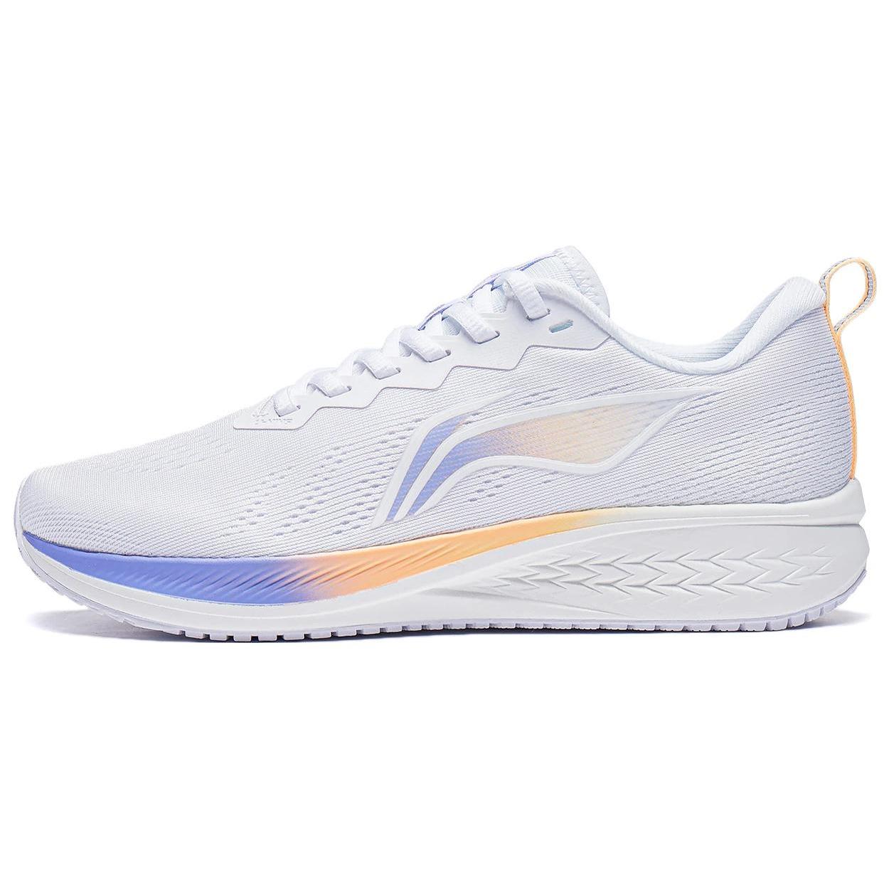 

Li Ning Red Hare 6 Mesh, Textile Cushioning, Wear Resistant Low top Running Shoes Women s White Orange ARMT016-17 35