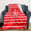 Stade Brestois 29 Print Flannel Blanket High Quality Warm Comfortable Cover for All Seasons Perfect for Gifts Home Decor