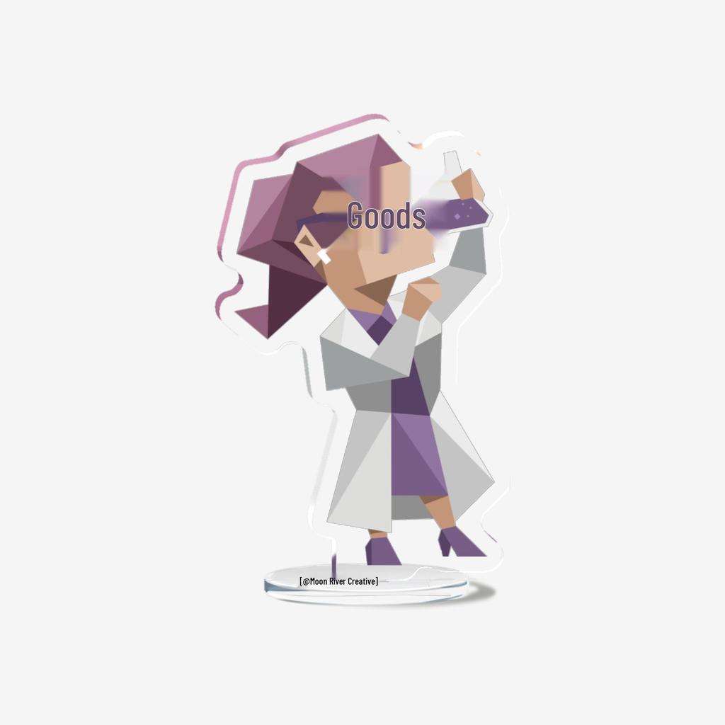 MBTI 16 Personality Acrylic Keychain Standee - Classic Style Character Ornament