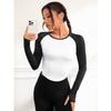 High Stretch Yoga Wear Long Sleeve Sports Running Fitness Yoga Top T-shirt