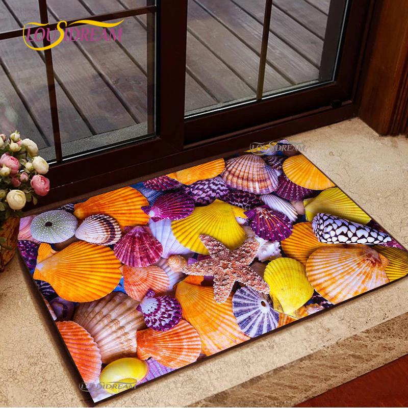 3D Cobblestone Welcome Entrance Doormats Cartoon Carpets Rugs For Home Bath Living Room Floor Stair Kitchen Hallway Non-Slip Mat