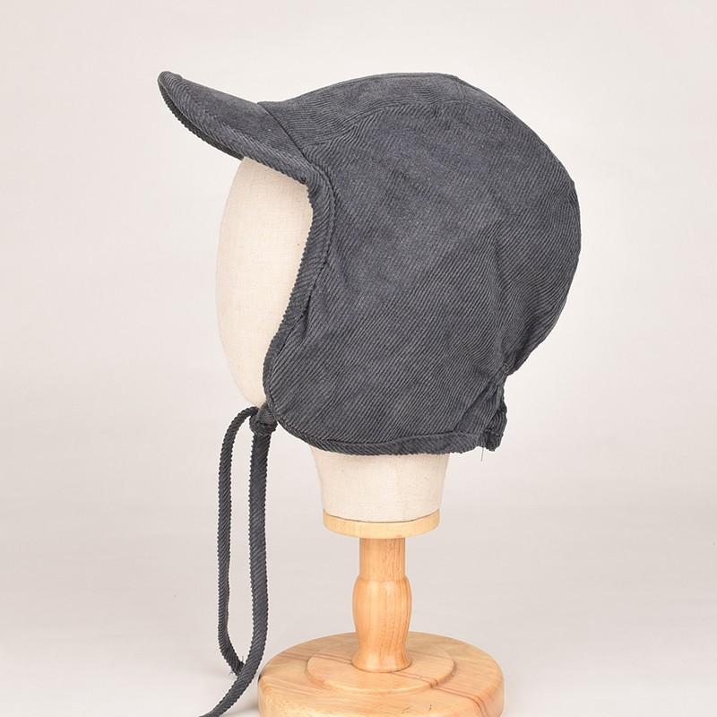 Pilotní čepice Thunderbolt Pánská Zimní Hřejivá Zesílená Ochranou Uší Dámská Kšiltovka Káčátko Motorkářská Čepice Manšestrová Lyžařská