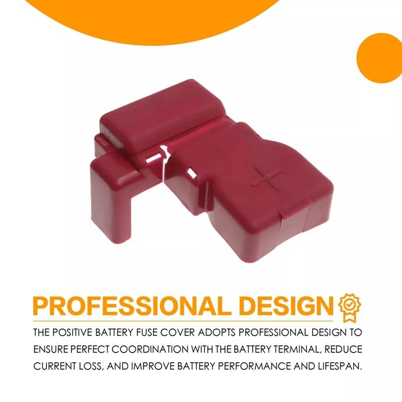 For Nissan Altima Juke Rogue Sentra Versa Note Car Positive Terminal Battery Cover Fuse Caps 24345-7992A 2434579912